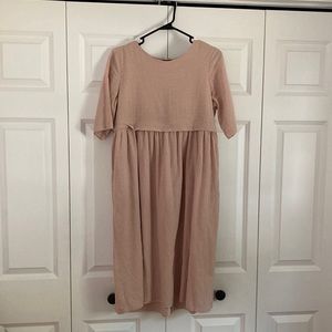 Roolee Blush Mom Dress M (Nursing access)